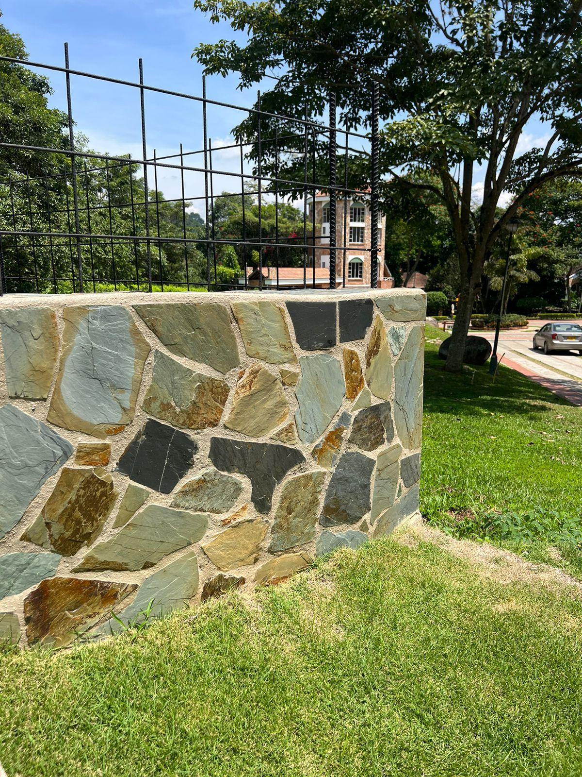 Pizarra verde instalada